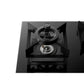 Robam Built-in Gas Hob - G830 - High Quality Brass Burner - Black Glass