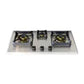 Vatti 3 Burner Gas Hob Stainless Steel Top - C720S - Built-in Hob - Heavy Duty