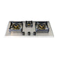 Vatti 3 Burner Gas Hob Stainless Steel Top - C720S - Built-in Hob - Heavy Duty